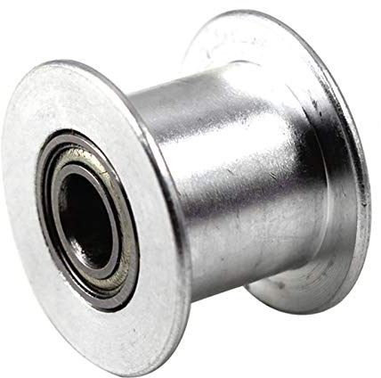 ZHaonan-timing remskiva 10 st 20 tänder GT2 timing bälte Idler remskiva 20T, borr 5 mm, för bredd 10 mm 3D-skrivare, exakt storlek (borrdiameter: 20 (5) 10 st ingen tand)