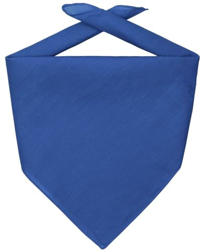 Hutshopping Bandana Tuch Bandanatuch Baumwolltuch Halstuch Bandanas Kopftücher (One Size - royalblau)