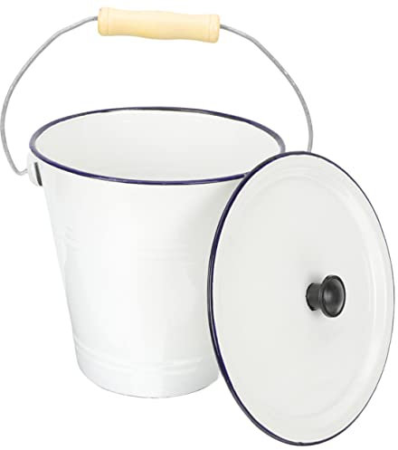 STOBAZA Enamel Bucket Lid for Milk Storage Can Lid for Laundry Storage and Home Organisation