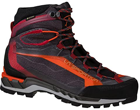 LA SPORTIVA W Trango Tech GTX Rot - Gore-Tex Robuster technischer Damen Bergschuh, Größe EU 40 - Farbe Carbon - Cherry