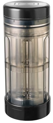 Free Boy 2,8 Zoll Große Aluminium Grinder Transparent Kegel Lader & Lagerung 3 in 1, Kegel Pre Roll Filler Maschine, Einfache Schleifer, Kegelrollmaschine | Kegellader mit Besen & Bürste