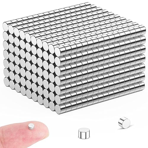 FINDMAG 50 Stück 3 x 2 mm Mini Neodym Magnete Stark für Magnettafel | Kleine Magnete Extra Stark, Kühlschrankmagnete für Pinnwand & Handwerk, Whiteboard Magnete für Auto & Zuhause Dekorative