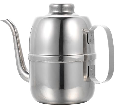 MAGICLULU Distributeur D'Huile En Acier Inoxydable 5.91X4.25X2.56 Pouces Bouteille De Cuisine Avec Couvercle Anti-Poussière Pour Huile D'Olive Vinaigre Sauce Condiments