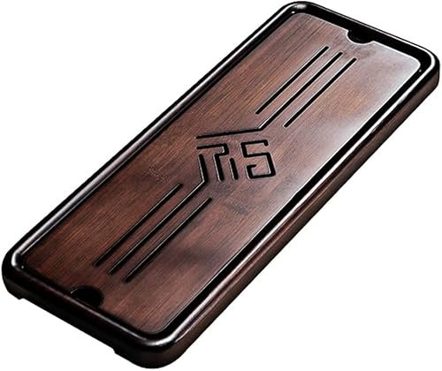 AADDFDD Mini vassoio da tè cinese semplice vassoio da tè in bambù gongfu tavolo da tè in bambù, vassoio da tè giapponese/cinese di drenaggio dell'acqua di stoccaggio antiscivolo piede pad tavolo da tè