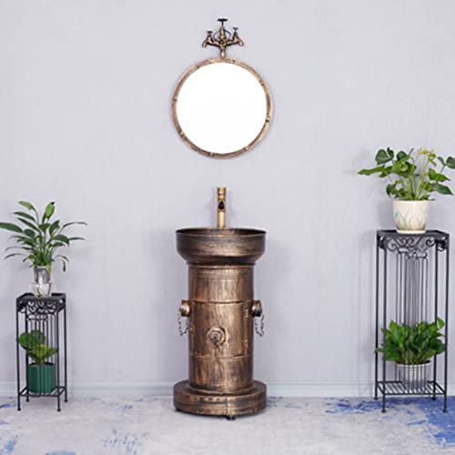 Moderno juego de tocador de baño con lavabo, elegante y funcional para tu baño