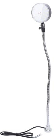 LED-Maschinenleuchte, 15W 1500 Lumens Magnetische Arbeitsleuchte mit 50cm flexiblem Schwanenhals und Magnetsockel, wasserdichtes Licht für Drehbank, Werkbank,