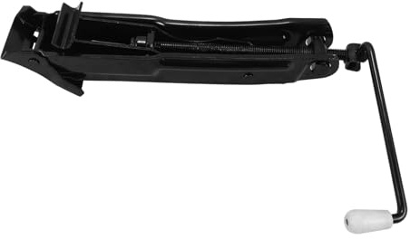 Alipis Cric a Manovella Manuale Per Auto Jack a Forma Di z in Acciaio 1,7t Portatile Per Camper e Suv Sollevamento Pneumatici Strumento Di Riparazione
