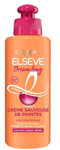 L'OREAL PARIS – Soin Sans Rinçage Réparateur pour Cheveux Longs Abîmés, Pointes Douces (200mL) - Le Lot De 3