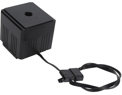 SENECESLI Bomba de Refrigeración por Agua para Ordenador, Funcionamiento Silencioso, Control PWM, Armadura Metálica para PC, 12V, 5W, Bomba de Agua para Bricolaje