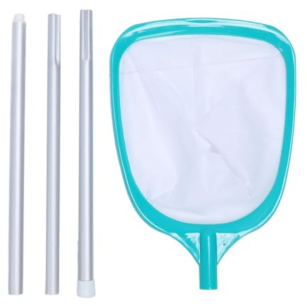 ZPurifylline Reemplazo de Malla Fina de Red para Espumadera de Piscina, Poste de Hilo de sección de Piscina, Pesca ient para Hojas y escombros, y Aluminio l