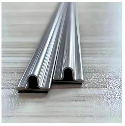 2 paquetes de rieles inferiores en forma de T para puertas correderas, rieles galvanizados de alta resistencia para puertas de entrada, puertas de granero y armarios(L 39.4in/100cm)