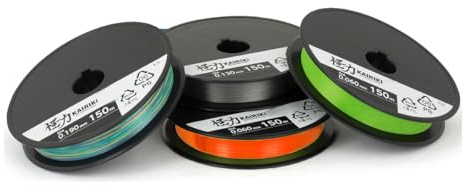 Shimano Line Kairiki 4 Angelschnur, 300 m, 0,215 mm, 16,7 kg M, Grün