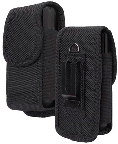 Flip Phone Case,with Belt Loop Clip Closure Oxford Cloth Case for Alcatel Go,MyFlip, TCL Flip 4/3, Blu Cingular Flex 2, Consumer Cellular IRIS, Nokia 2720 2760 2780,Oxford Cloth