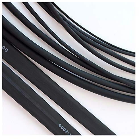 Kabelschlauch,Kabelschutzschlauch,Kabelschutz 5 Meter schwarz 12 mm Wärmeschrumpfschlauch Heatshrink Schlauch Drahtärmeln Wrap Kits