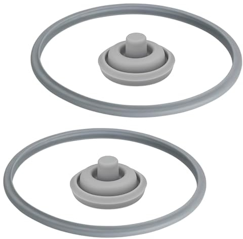 Pack 4 Repuestos para Olla a Presión WMF Perfect Plus y Perfect – Incluye 2x Gomas de Sellado (Ø22 cm) + 2x Juntas para Válvula, Tapa, Olla Express y Mango – Compatible con Modelos de 2,5L a 8,5L