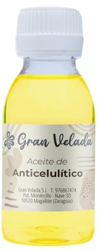 Gran Velada - Aceite Anticelulítico 250 ml | Activo Vegetal Lipolítico y Estimulante de la Circulación | Ideal para Cremas Masajes Exfoliantes y Tratamientos Corporales Localizados