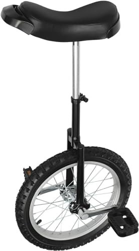 Einrad 16/18 Zoll Einrad Unicycle Balance Training Einradständer Höhenverstellbar Robuste für Erwachsene Kinder und Profis Outdoor Sportarten, Balance Exercise Fun Bike Fitness Scooter Zirkus