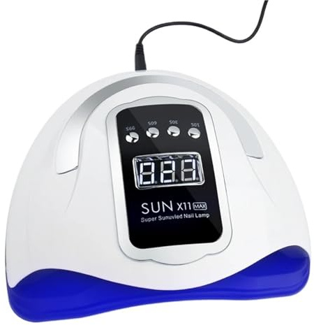 AYJYZHIAG Maison et Salon Lampe UV Professionnelle 300 W for séchage des Ongles, puissante Lampe 66 LED for Vernis Gel et, avec capteur Intelligent(Sun X11 Max)