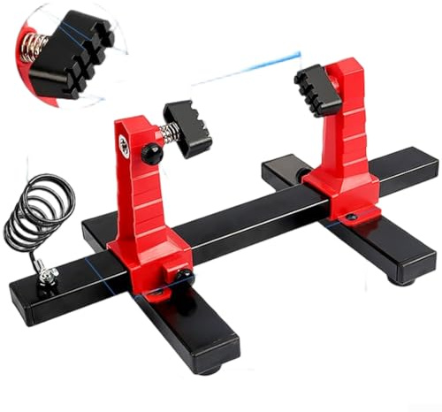 Lötständer mit sicherer Klemme für Leiterplatten und abnehmbarer hitzebeständiger Eisenablage für elektronische Reparaturarbeiten