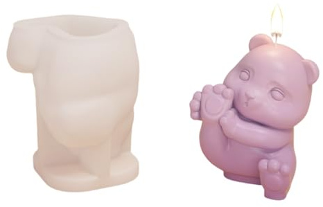 Moules en silicone en forme de panda pour diverses occasions