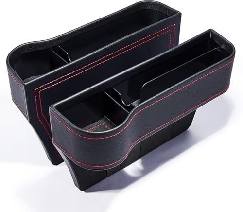 OPBVXQ 2 Stück Autositz Organizer für Mercedes Benz EQA H243 2021-2022 2023 2024 2025, Aufbewahrungsbox Autositz Lücken, Auto Sitzlücken Füller Auto Seitentasche Veranstalter, Car Seat Aufbewahrung
