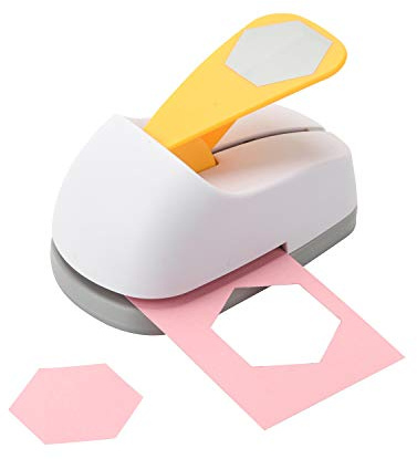 Craft Hebelstanzer 5,1 cm DIY Handgemachte Papierstanzer für Festival und Grußkarten, 10 Formen Hexagon
