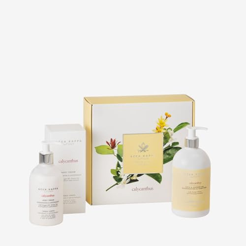 ACCA KAPPA Calycanthus Body Care Gift Set – Delicate Floral Body Lotion and Soap Duo