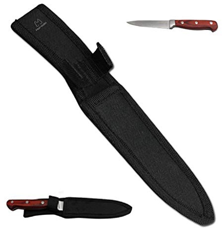 3.5-5.3 Fruit Knife Universal Knife Scabbard Sheath (Black Nylon)