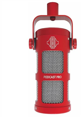 Sontronics PODCAST PRO RED supercardioid dynamic microphone