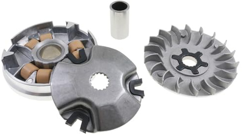 2EXTREME Variomatik 16mm 2T mit Riemenscheibe kompatibel mit CPI, Keeway | Variatorkit mit Riemenscheibe, 16mm Kurbelwellenzapfen; kompatibel mit ATU Kallio, Spin, Race GT, Explorer, Generic, Longjia