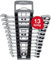 Wiha Ringratschen-Gabelschlüssel Set 12-tlg. umschaltbar inkl. Halter I Ring Ratschenschlüssel Set 8-19 mm I Maulschlüssel Satz mit Ringratsche, 44661