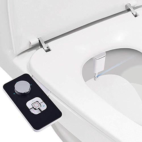 Bidet de siège de toilette avec double buse,toilette pour bidet à jet d'eau douce Non électrique