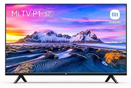 Xiaomi Smart TV P1 32 pouces (Frameless, HD, Android 9.0, Prime Video, Netflix, Google Assistant, Compatible Alexa, Bluetooth, 3 HDMI, 2 USB) [Model 2021] L32M6-6AEU Noir