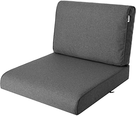 HOBBYGARDEN, Cojín de ratán NEL, cojín para palés, para exterior/interior, muebles de jardín, columpio de hollywood, cojín de asiento, cojín de asiento, grafito, tamaño 3: 70 x 70 cm