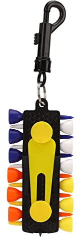 Alvinlite Golf-Tees-Halter-Set, Kunststoff-Golf-Tees, Kunststoff-Golf-Tees Für Driving Range, Golf-Übungsmatte