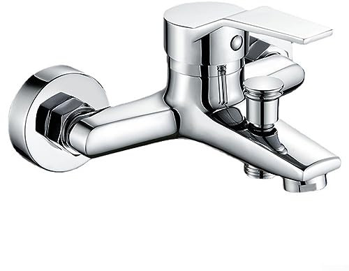 DAZZLEEX Grifo mezclador de agua caliente y fría, grifos de lavabo de aleación de zinc, grifo mezclador de doble caño de agua fría caliente montado en la pared, Como Se Muestra En La Imagen