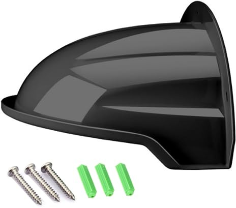 BeElion Universal Sun Rain Shade Surveillance Camera Shield Protection Cover Compatible with Nest/Ring/Dome/Bullert Outdoor CCTV Security Camera Protector (Black)