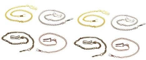 SHERCHPRY 8 Stück Jeans Gürtel Kette Uhr Kette Metall Box
