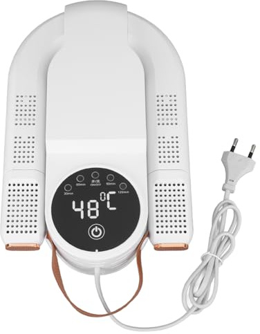 Elektrischer Stiefelwärmer Mit Timer, Faltbar, Touch-Steuerung, 360-Grad-Heißluftzirkulation, Stiefeltrockner Für Verschneite, Regnerische Tage(EU Plug 220V)