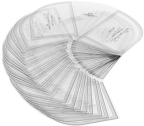 Cake Collar,100PCS Triangular Cake Collar Transparent Clear Cake Mousse Surrounding Wrapping Tray for Cake Chocolate Dessert Icing Crafting Decorating