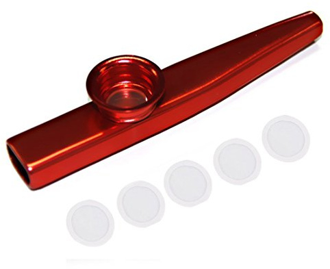 Hethlif Aluminiumlegierung Kazoo Mit Membran Rot