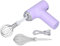 Electric Hand Mixer, Electric Egg Beater Cordless Hand Mixer Handheld Egg Whisk For Cream Salad Dressing (Purple)