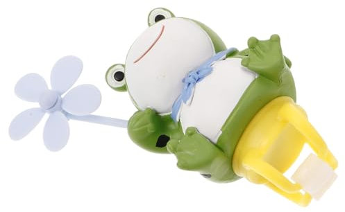 Happyyami Fahrrad-Lenker-dekor Aus Kunststoff Motorrad-Propeller-Dekoration Frosch-Ornament Zum Einfachen Anbringen Fahrrad-Ornament Mit Glatten Linien Kompakt Für Elektrofahrrad Und Reisen