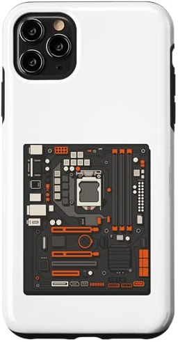 Carte mère - Ingénieur Informatique, Programmeur, codeur, travailleur Informatique Coque pour iPhone 11 Pro Max