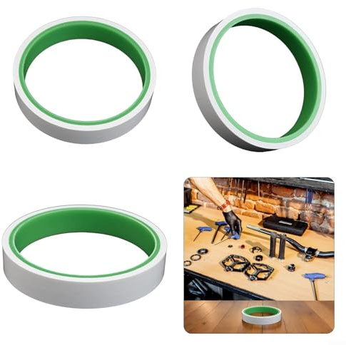 Filteilect Schlauchloses Felgenband für Mountainbikes und Straßen, 10 m Rolle mit 16/18/21/23/25/27 mm Breitenoptionen, hochdruckbeständig, starke Haftung, kompatibel mit (nur 16 mm)