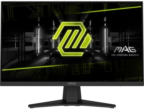 Msi Mag 244f GaminG-Monitor 60.5 Cm (23.8), Schwarz, Fullhd, RapiD-Ips, Hdmi, Dp, FreE-SynC-Premium, AdaptivE-Sync, 200hz Panel (9s6-3bc41H-013)