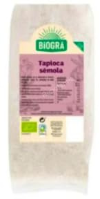 Tapioca Sémola, Producto Orgánico, Presentación en Polvo, 500 g