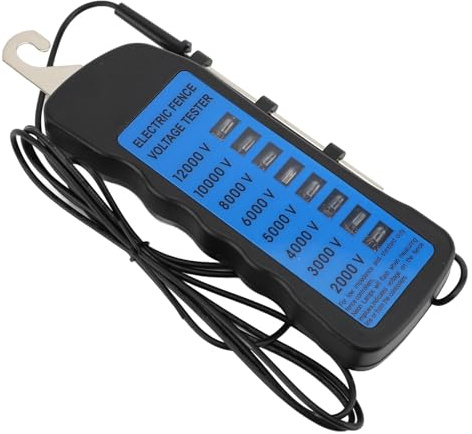 Generic Probador de Voltaje de Cerca Eléctrica, Buscador de Fallas Portátil de 12KV para Uso Agrícola, Material ABS, 1 Unidad
