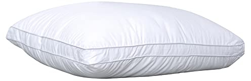 JICUSE Bed Pillows for Sleeping 1 Pack,Standard Size,Luxury Hotel Collection Pillow,Soft Fluffy and Great Support Down Alternative Filling,Gusseted Pillow for Side and Back Sleepers(20x26)