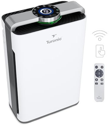 Turonic PH950 - Purificador de aire y humidificador combinado, hasta 4200 pies cuadrados, limpiador de aire para habitación grande para el hogar, filtro True Hepa 13, para pelo de mascotas, olores,